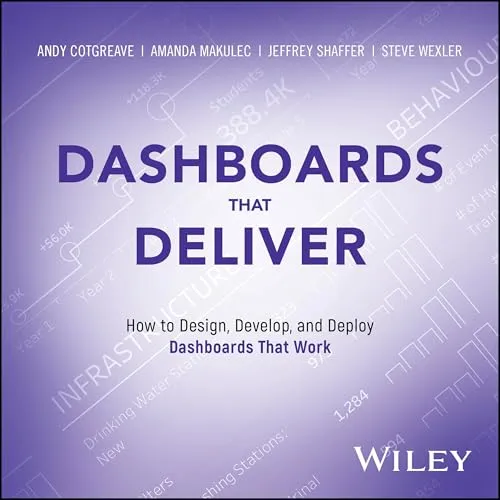 "Dashboards That Deliver" by Steve Wexler, Jeffrey Shaffer, Andy Cotgreave, and Amanda Makulec website preview