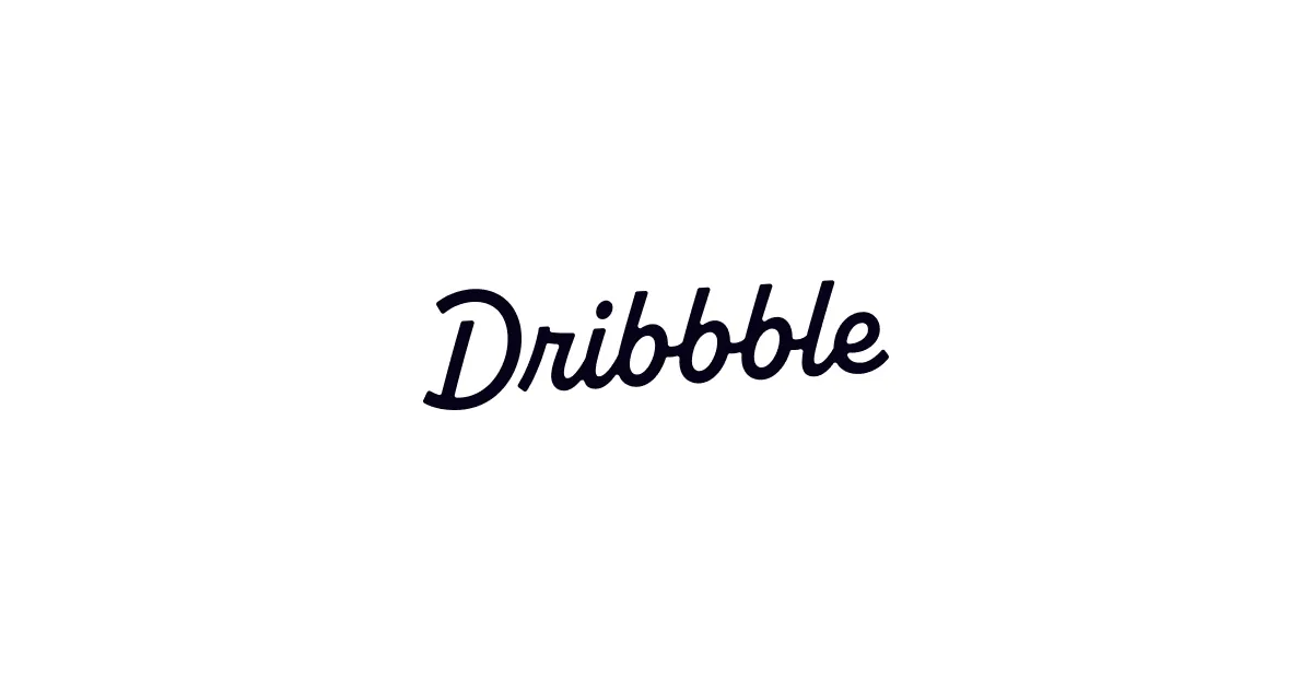 Dribbble website preview