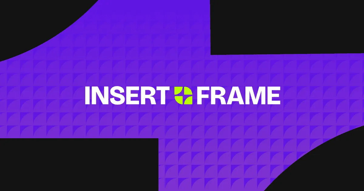 Insert Frame website preview