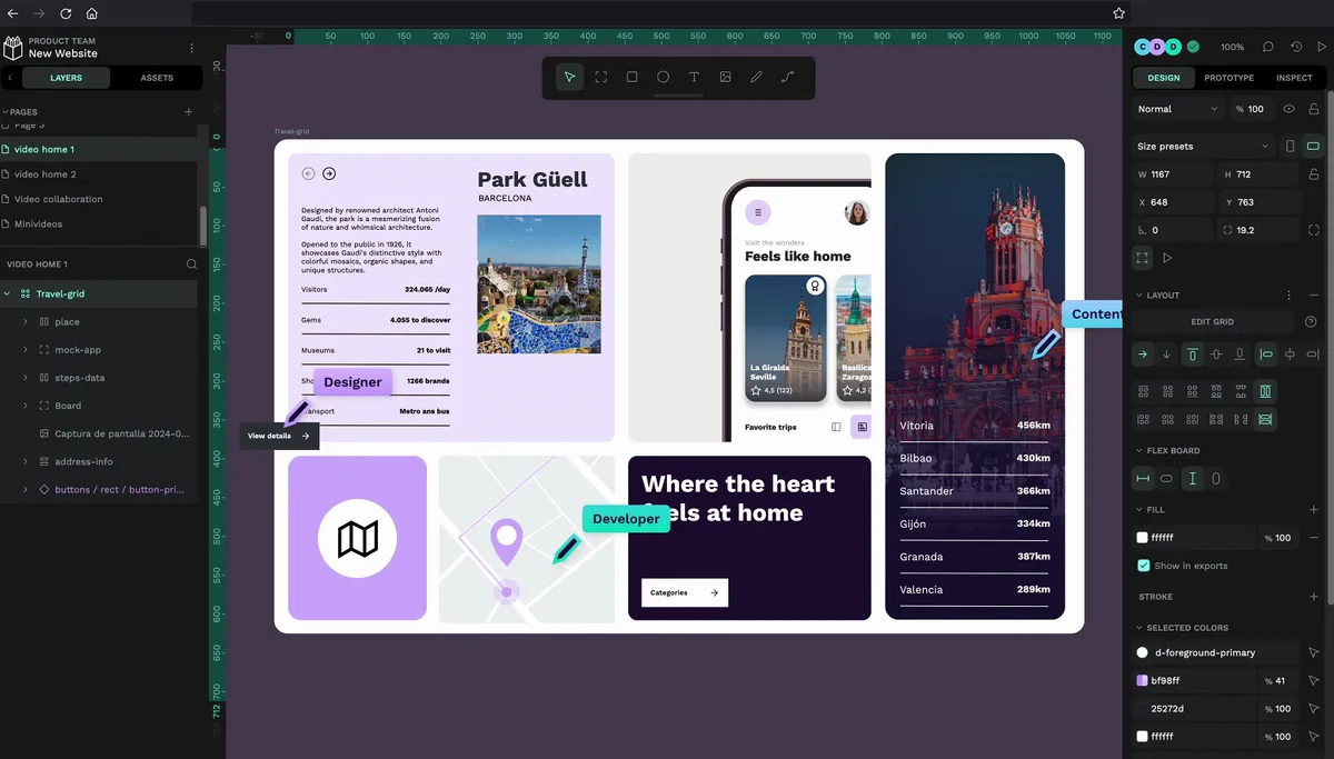 Penpot website preview