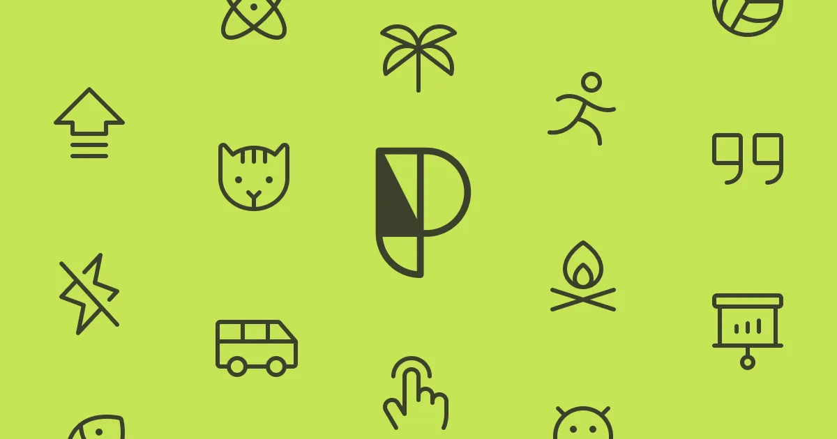 Phosphor Icons website preview