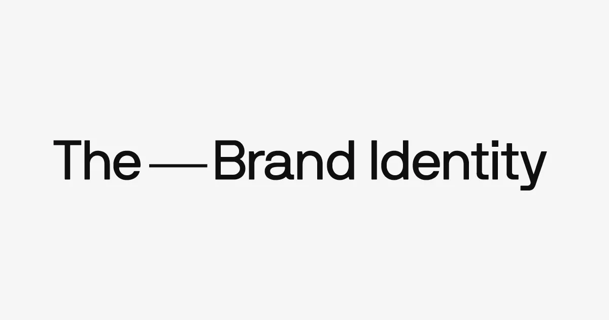 The Brand Identity website preview