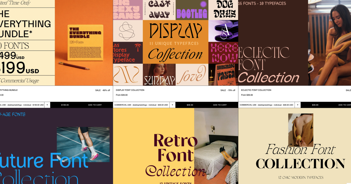 Tropical Type website preview