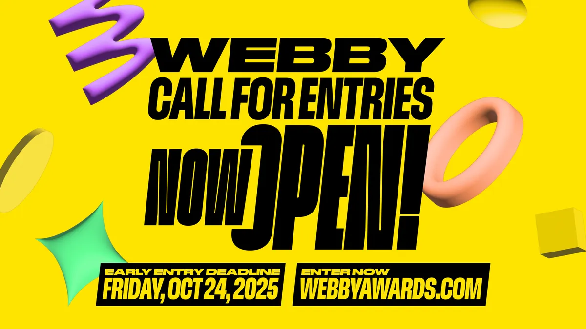 Webby Awards website preview